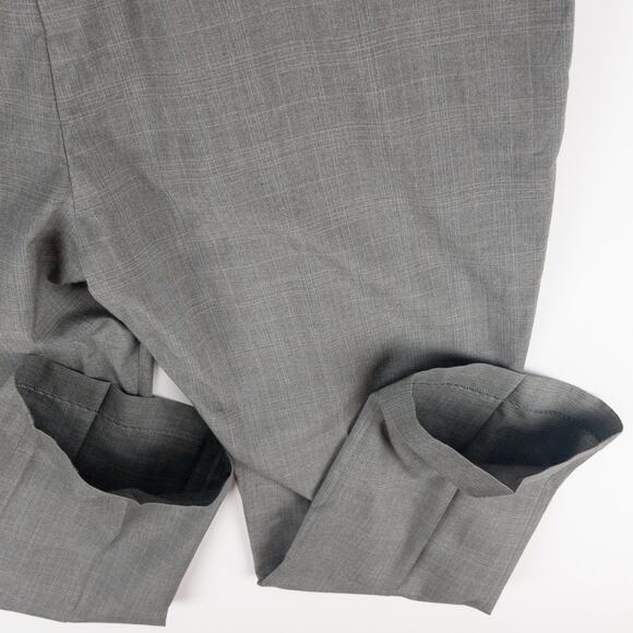 Perry Ellis Travel Lux Dress Pants Men's 40x32 Gray Polyester Blend New Tags - Picture 15 of 16